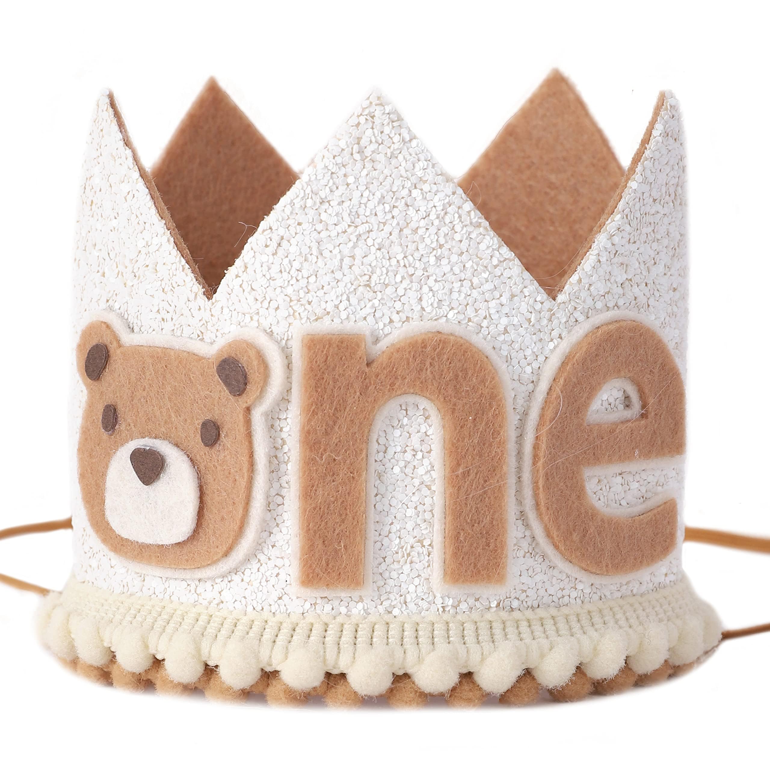 Teddy Bear 1st Birthday Crown 