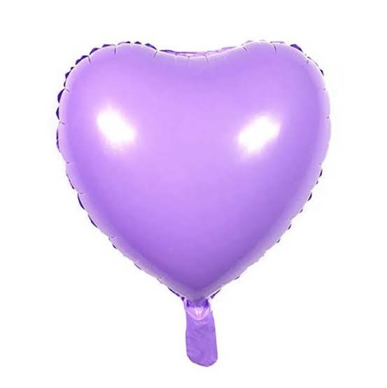 Pastel Purple Heart Balloon (10Pcs pack) 
