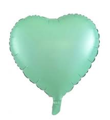 Pastel Aqua Blue Heart Balloon (10Pcs pack) 