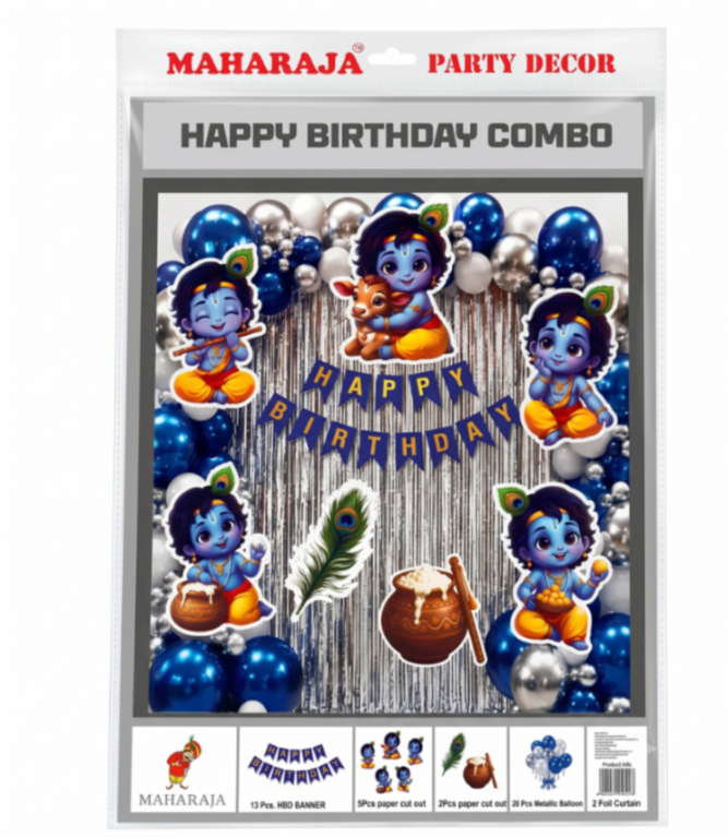 Happy Birthday Krishna Combo Kit 