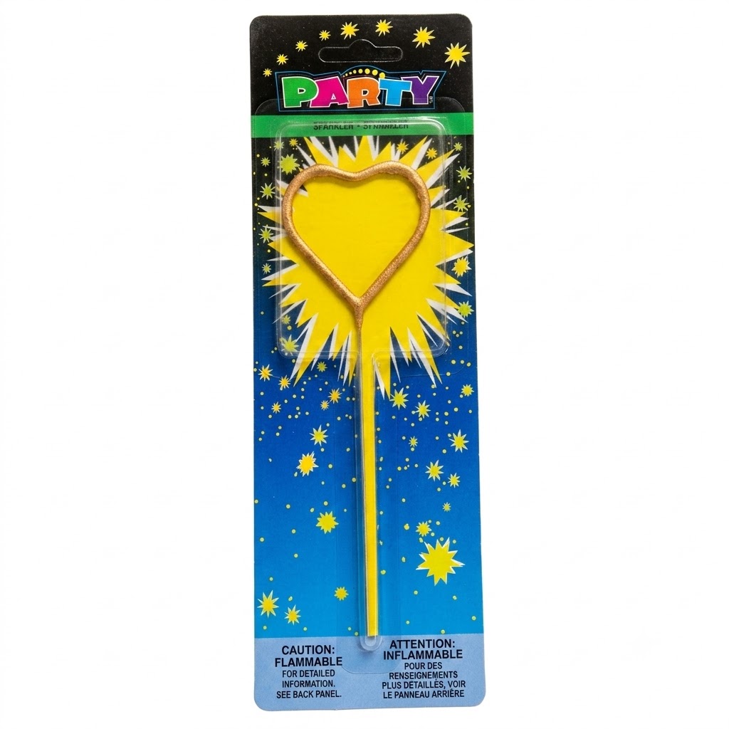 Sparkler Candle (Heart ) 