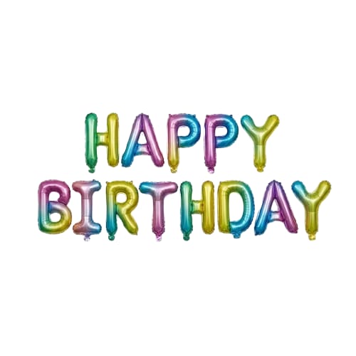 Happy Birthday Foil Balloon 