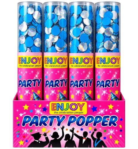 40Cm Party Popper (Blue)