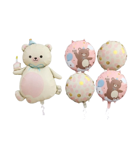 Teddy Bear Theme Foil Balloon 
