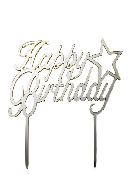 Happy Birthday Cake Topper