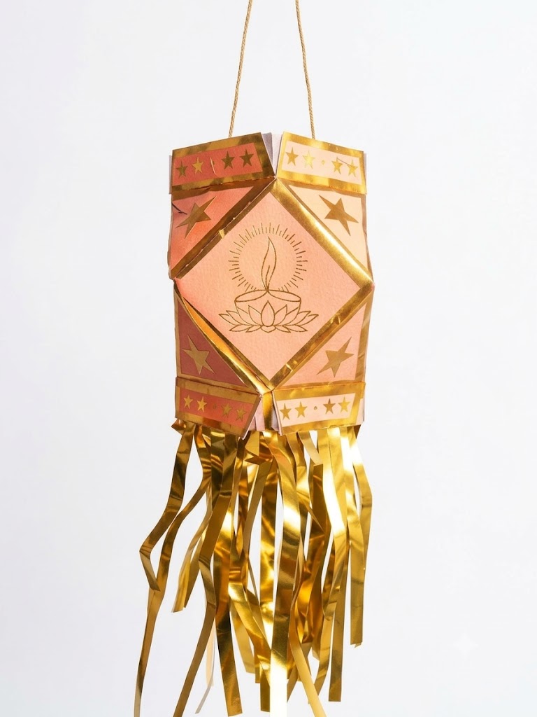 12Pcs Foiling Akashdeep Candil 