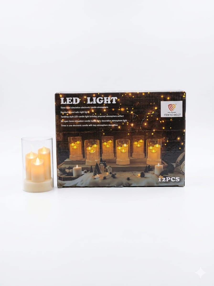 12Pcs Led Candle (Lc-27) 