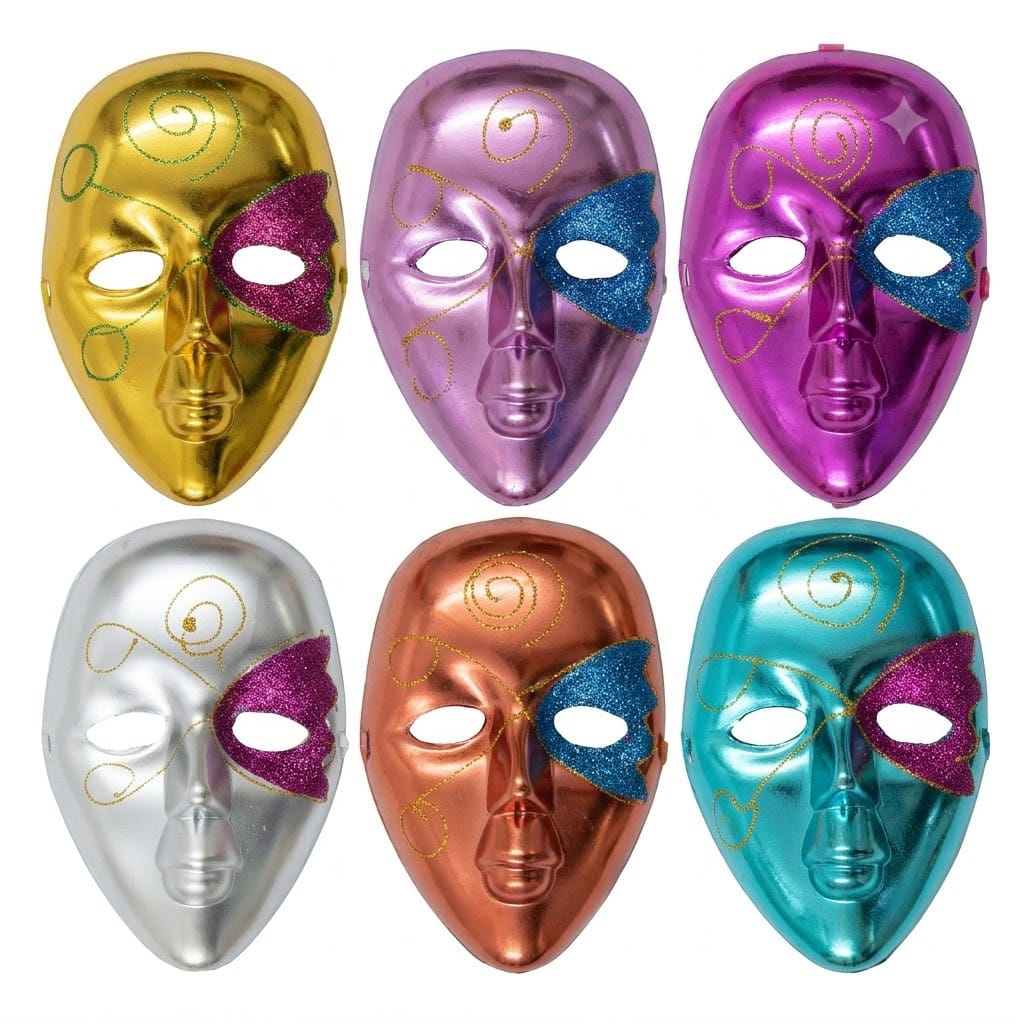 Full Face Glitter Mask 