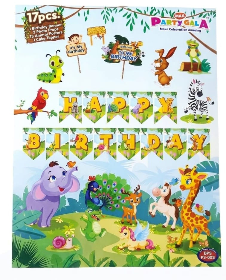 Happy Birthday Jungle Kit 