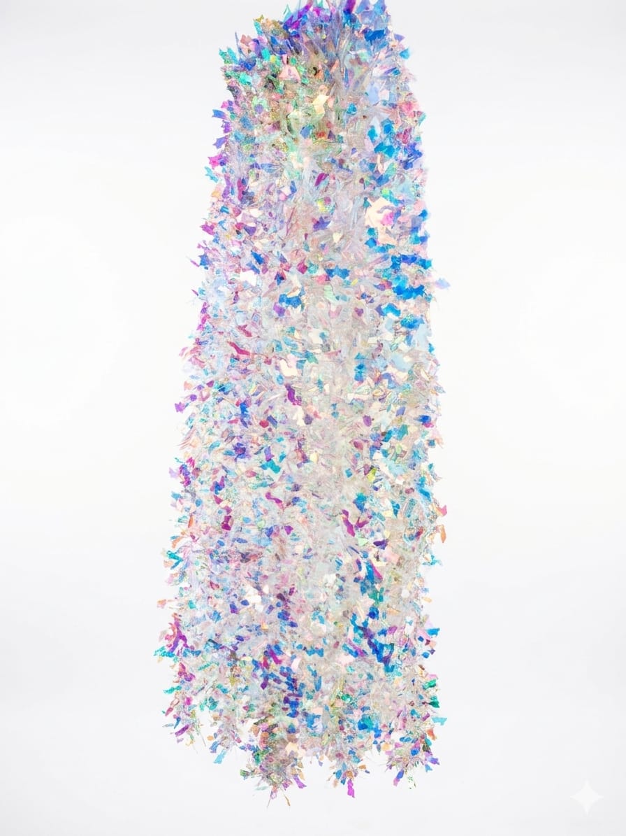 iridescent Tinsel Garland  