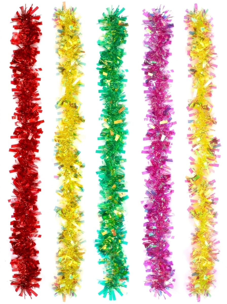 Iridescent Crystal Tinsel Garlan 